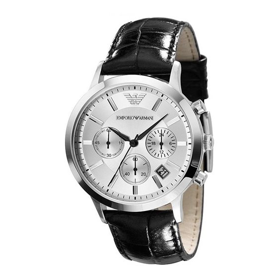 Emporio armani watch stainless steel clearance back